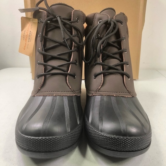 Weatherproof Vintage Luke Lace Up Duck Boot Shoes - Picture 6 of 11